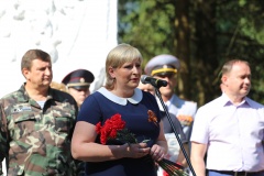 Захоронение останков воинов Советской Армии, погибших в годы Великой Отечественной войны на мемориал - 25