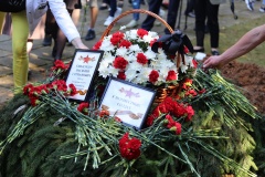 Захоронение останков воинов Советской Армии, погибших в годы Великой Отечественной войны на мемориал - 45